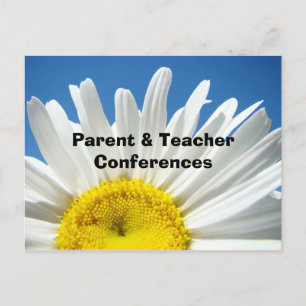 Cartões de Conferências de Pais e Professores da E
