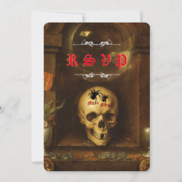 Cartões de confirmação de presença de casamento de