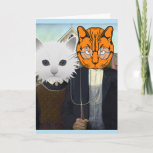 CARTÕES DE CONGRATULAÇÕES DE CASAMENTO DE GATO