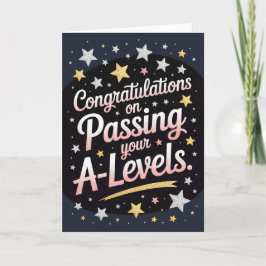 Cartões de congratulações estrela radiante do Exam