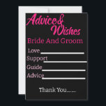Cartões de conselheiro para casamento e noiva pers<br><div class="desc">Personalizou a sua Na moda moderna e mínima noiva do Monograma e a carta de casamento do Groom.</div>