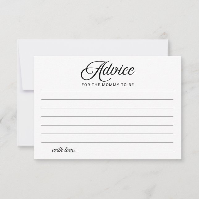 Cartões de Conselhos de Chá de fraldas do Hallowee (Frente)