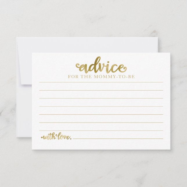 Cartões de Conselhos de Chá de fraldas do Hallowee (Frente)