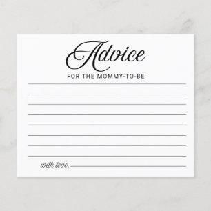 Cartões de Conselhos de Chá de fraldas do Hallowee