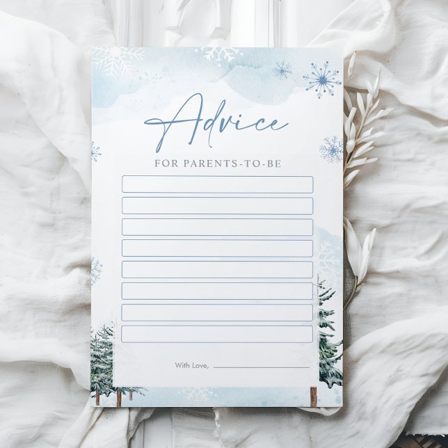 Cartões de Conselhos de chá de fraldas para Pais a (Criador carregado)