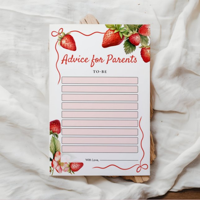 Cartões de Conselhos de chá de fraldas para Pais a (Criador carregado)