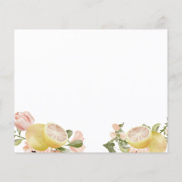 Cartões de Conselhos | Floral Rosa | Cítrico