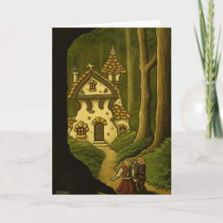 Cartões de conto de fadas Hansel & Gretel