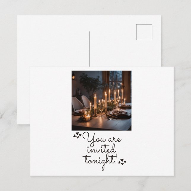 Cartões de convite (Frente/Verso)