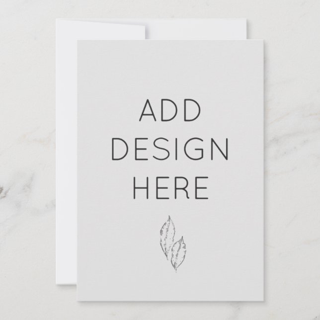Cartões de Convite 5x7" Impressão Personalizada (Frente)