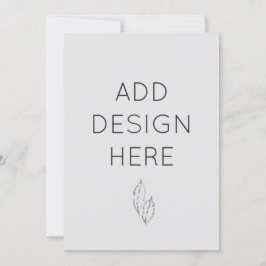 Cartões de Convite 5x7" Impressão Personalizada