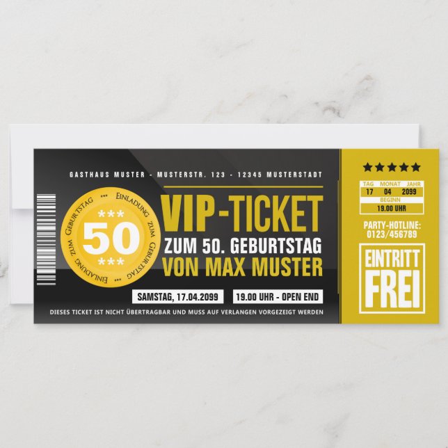 Cartões de convite de aniversário convites (Frente)