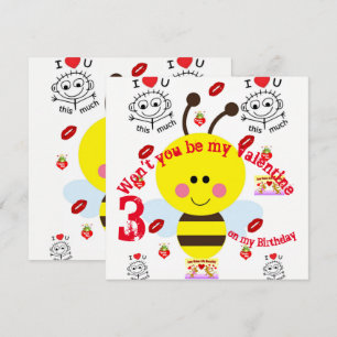 cartões de convite de aniversário para crianças