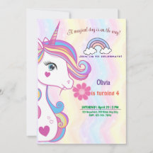 Cartões de Convite de Aniversário Personalizados d