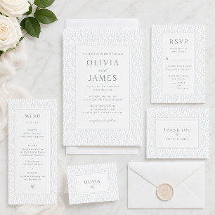 Cartões de Convite Design Minimalista Elegante