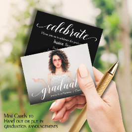 Cartões de Convite Fotográfico de Tamanho MINI For