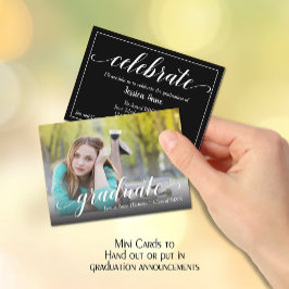 Cartões de Convite Fotográfico MINI Formando