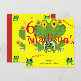 cartões de convite para aniversários de crianças