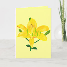 Cartões de Convite para Casamento bonito de Lily A