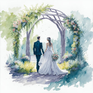 Cartões de Convite para Casamento Elegância Encant