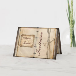Cartões de convite para casamentos vintage