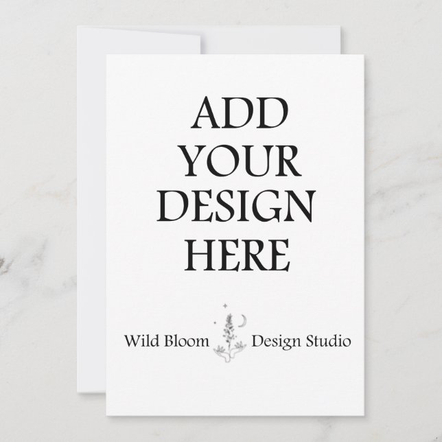 Cartões de Convite Personalizados 13x18cm (Frente)