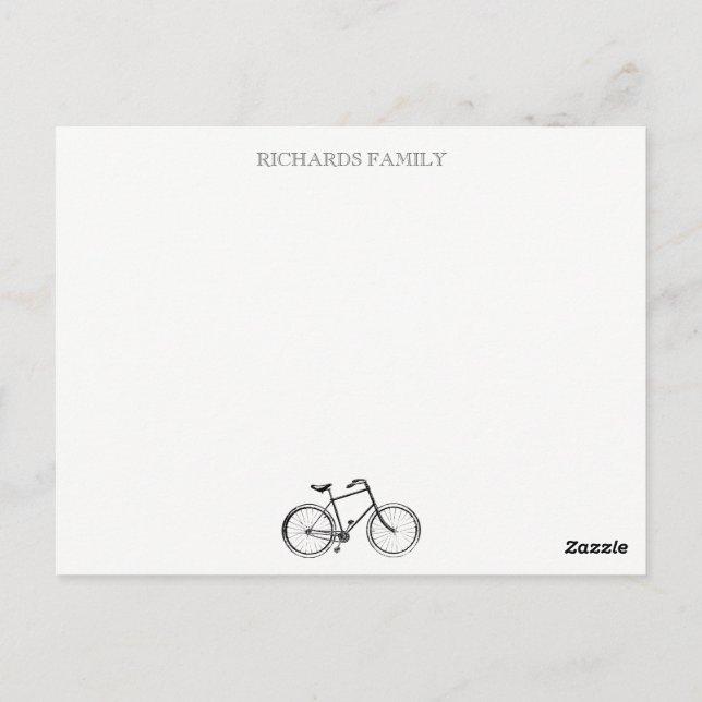 Cartões de Correspondência de Bicicleta (Verso)