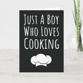 Cartões de Cozinha Fofos Para Meninos Para Criança