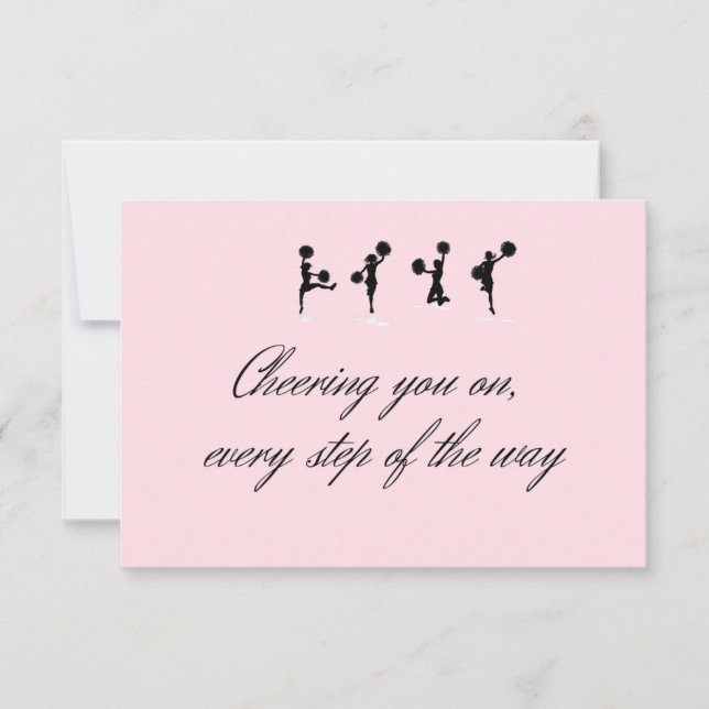 Cartões de cuidado - Cheerleaderes (Frente)