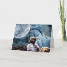 Cartões de Cumprimentos com Bênçãos 2 para um Meni