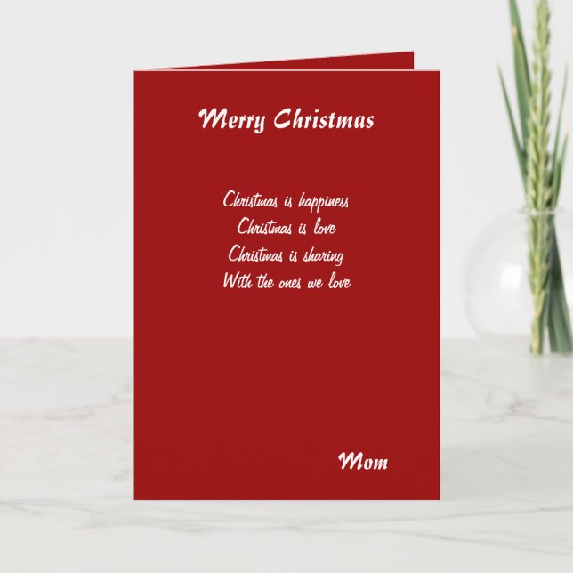 Cartões de cumprimentos de Natal (Frente)