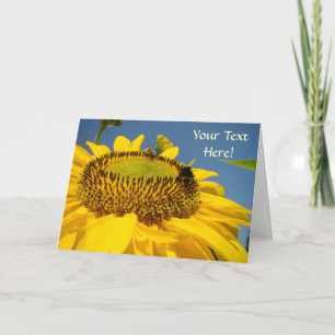 Cartões de Cumprimentos Personalizados SunFlower S
