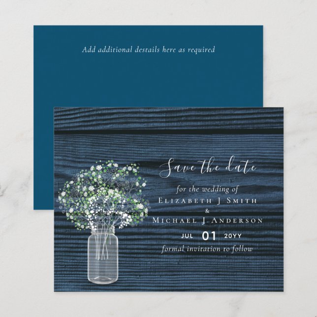 Cartões de Data de Salvamento Russo de Orçamento c (Frente/Verso)