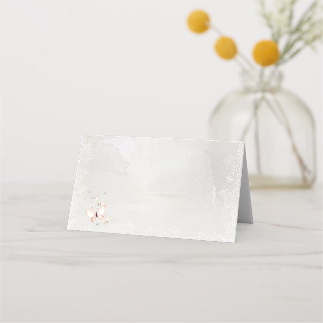 Cartões de Design, Borboletas de Pastel (Frente)