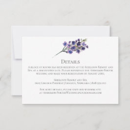 Cartões de Detalhe/Recinto de Flores Silvestres Ro