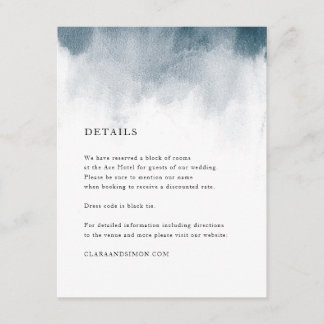 Cartões de detalhes da lavagem da aguarela do