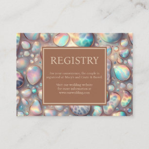 Cartões de Detalhes do Registro de Presentes Exóti
