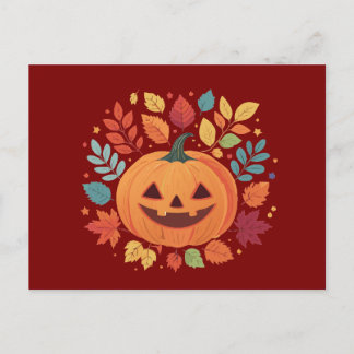 Cartões de Dia das Bruxas com Abóbora