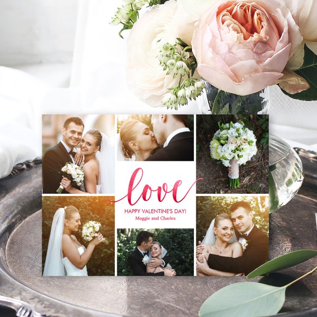 Cartões de Dia de os namorados de Colagem Aquarela (Criador carregado)