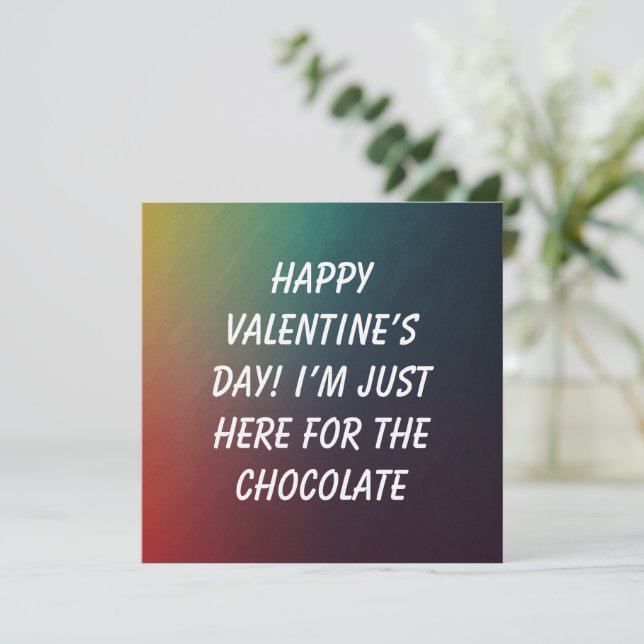 Cartões de dia de os namorados engraçados (Em pé/Frente)