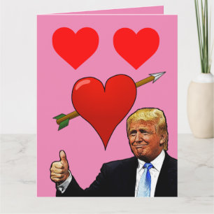 CARTÕES DE DIA DOS NAMORADOS DE DONALD TRUMP