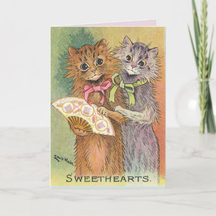 CARTÕES DE DIA DOS NAMORADOS DO GATO LOUIS WAIN