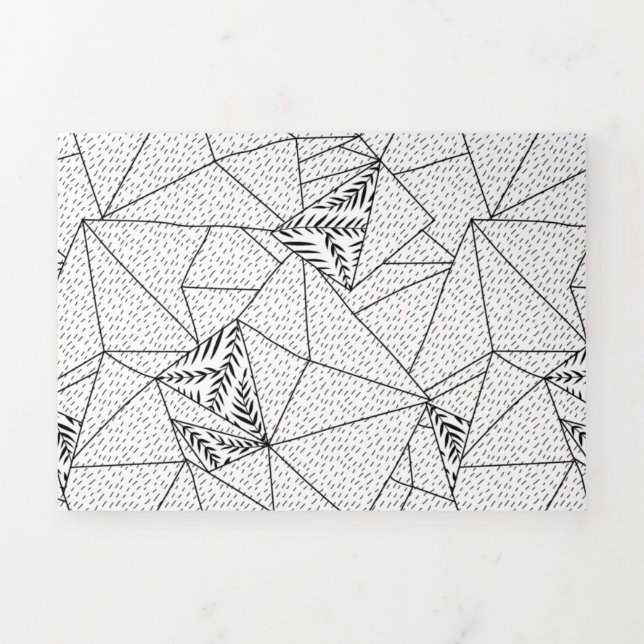 Cartões de Dobradura de Carta Trifold | Design Per (Cobrir)