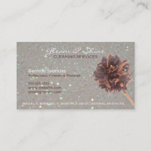 Cartões de empresa de serviços da limpeza