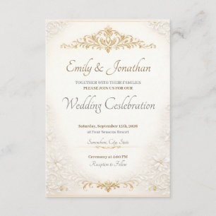 Cartões de Enclausuramento de Casamento Personaliz