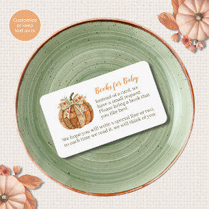Cartões de Enclosure de Livros para Bebê com Abóbo