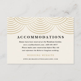 Cartões de Encomenda de Luzes de Corda Art Deco Ma