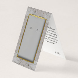 Cartões de Enrelaçamento Personalizados Dourados d