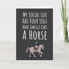 Cartões de Equestre Fofos Animais Equinos Cavalo D