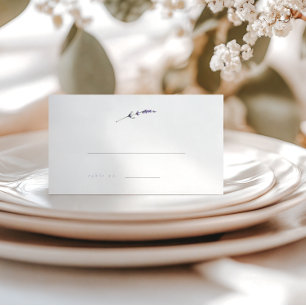 Cartões de Escolta de Casamento de Pedra Minimalis